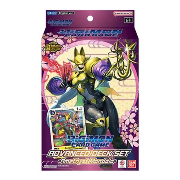 Digimon Card Game Amethyst Mandala ST22 Advanced Deck