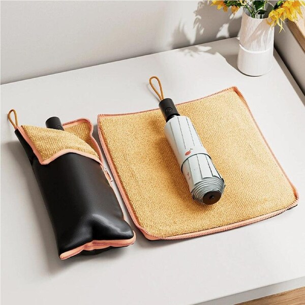 2 Pack Water-Absorbing Umbrella Bag Portable Umbrella Cover Umbrella Storage Bag