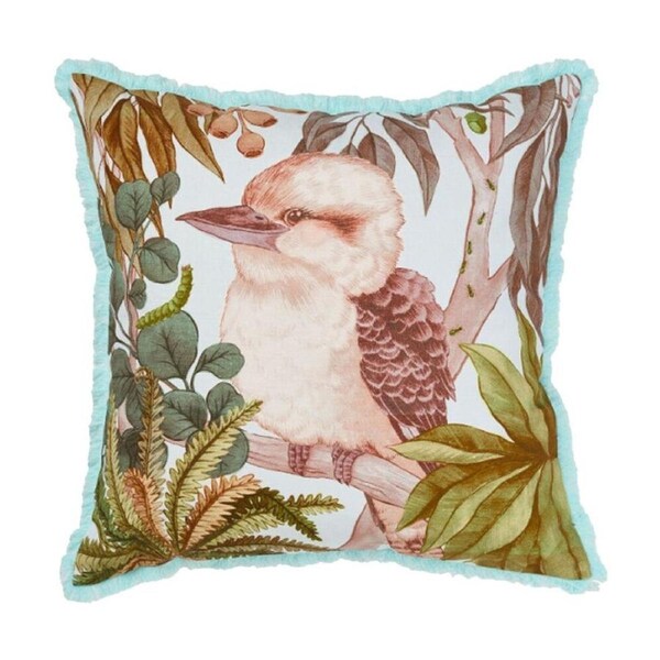 Linen House Kids X Artist Collaboration Kirby Kookaburra Cushion 50x50cm