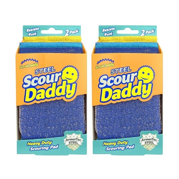 Scrub Daddy Steel Scour 2pk x2