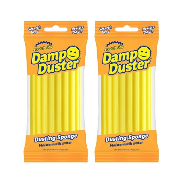 Scrub Daddy Damp Duster - Yellow x2