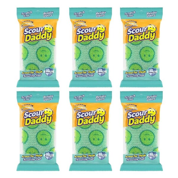 Scrub Daddy Essentials Scour - Green x6