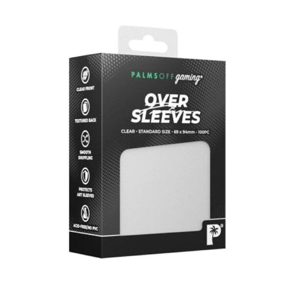 Palms Off Gaming - Clear - Premium Over Sleeves 100pc