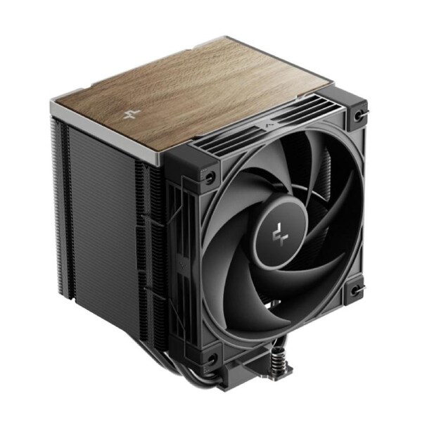 DeepCool AK500 G2 Wood Grain Top Cover CPU Cooler, 5 Heat Pipes, 4-pin PWM, Intel LGA1851/1700/1200/115x, AMD AM5/AM4