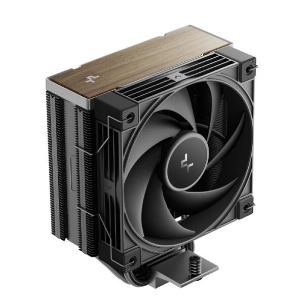 DeepCool AK400 G2 Wood Grain Top Cover CPU Cooler, 4 Heat Pipes, 4-pin PWM, Hydro Bearing, Intel LGA1851/1700/1200/115x, AMD AM5/AM4