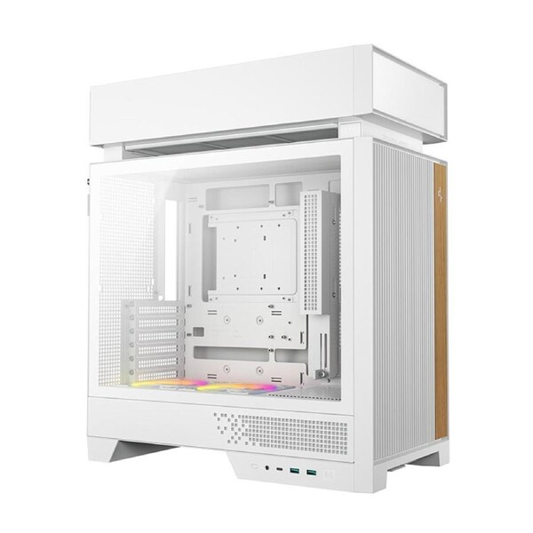 DeepCool CL660 WH High Cooling Performance ATX Compact Case, 2 x Pre-Installed Fans