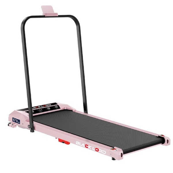 BLACK LORD Treadmill Walking Pad Underdesk Incline Foldable Pink