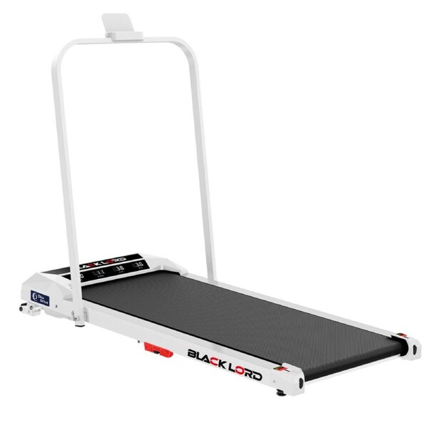 BLACK LORD Treadmill Walking Pad Underdesk Incline Foldable White