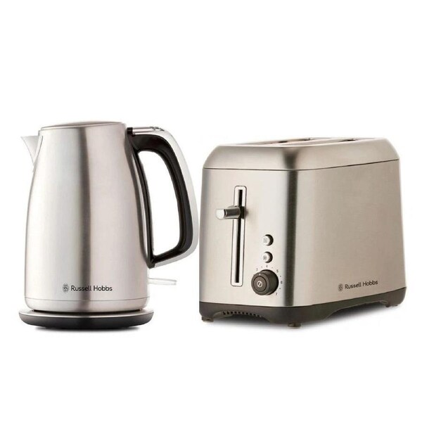 2PC 1.7L Kettle and Bread Toaster Breakfast Pack Hot Water Jug Toasting Machine