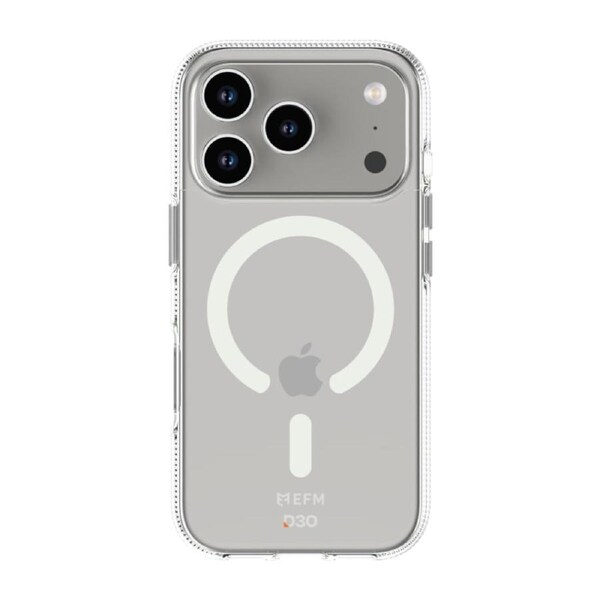 EFM Ibiza Glow In The Dark Case With D3o Zero for Iphone 17 Pro- Clear