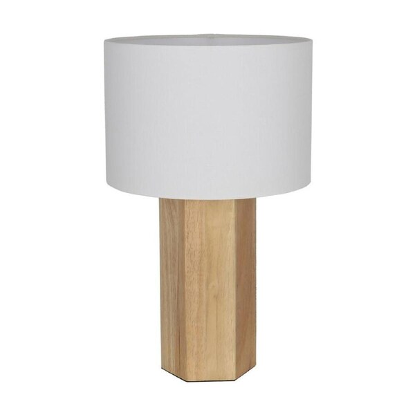 NF-Living Raylo Modern Hexagonal Bedside/Desk Table Lamp 26x43cm