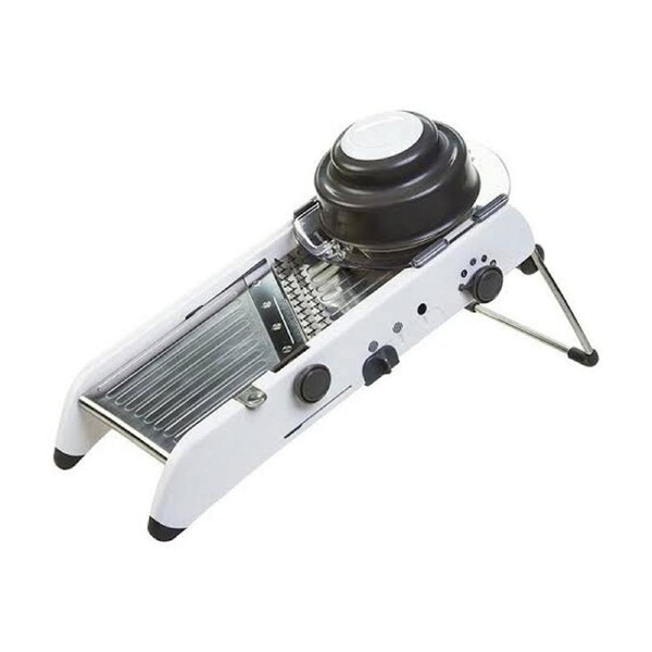 Progressive PL8-1000 Professional Adjustable Mandolin Slicer Kitchen Tool White