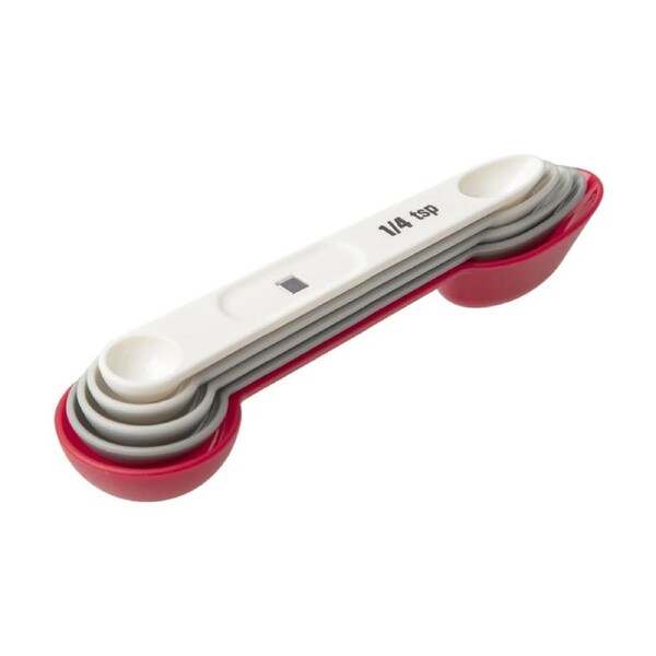 Progressive Magnetic Measuring Spoons Set Kitchen Tool Multi Colour Pack of 5