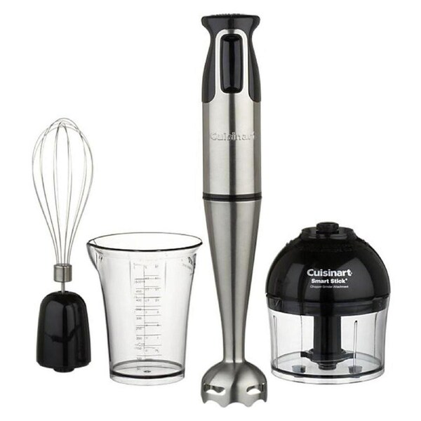 Cuisinart Stainless Steel Stick Blender w/ Accessories Set 300W 8 Inches