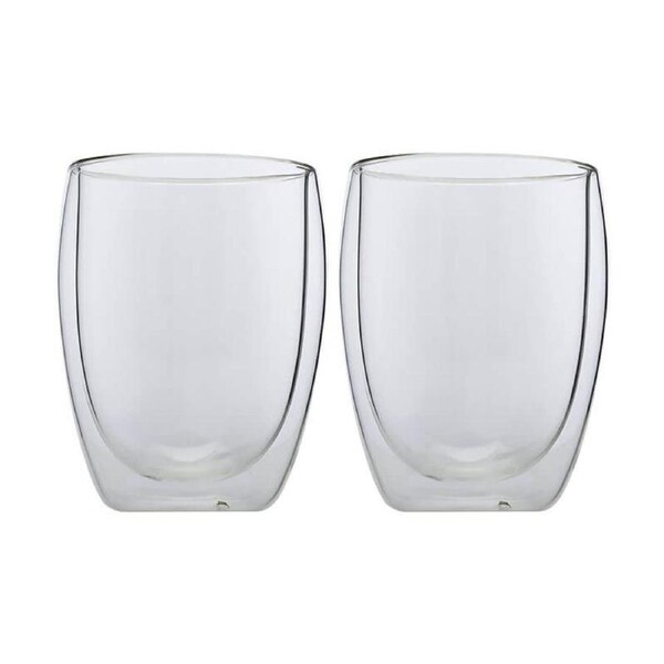 Maxwell & Williams Blend Double Wall Drinking Cups Set 350ml Pack of 2