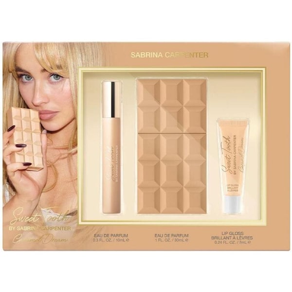 Sabrina Carpenter Sweet Tooth Caramel Dream EDP Spray 30ml + 10ml + L/Gloss Set