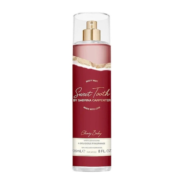Sabrina Carpenter Sweet Tooth Cherry Baby Body Mist Spray 236ml