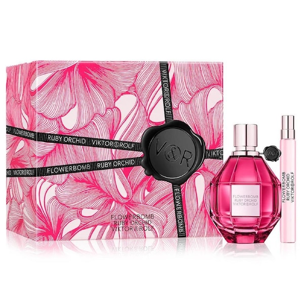 Viktor & Rolf Flowerbomb Ruby Orchid Eau De Parfum 100ml +10ml Gift Set