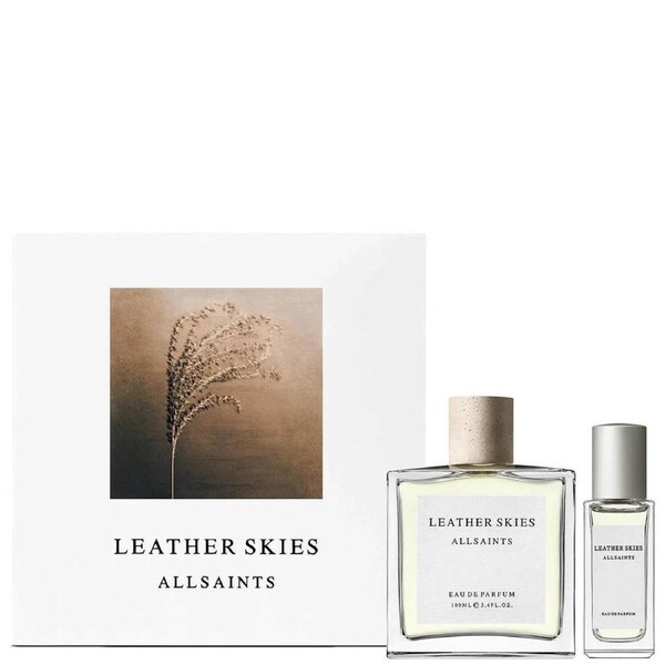 All Saints Leather Skies Eau De Parfum Spray 100ml + 15ml Gift Set Discontinued