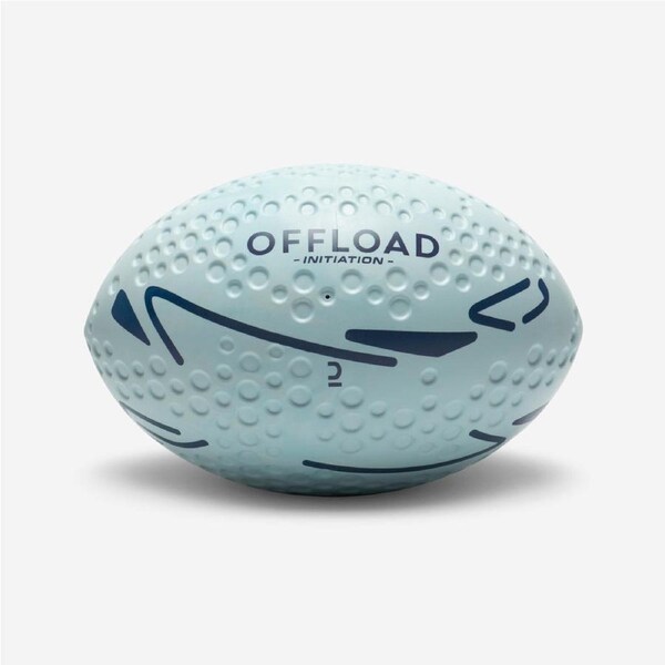 Offload Foam Beginners' Rugby Ball Size 3 Initiation Blue