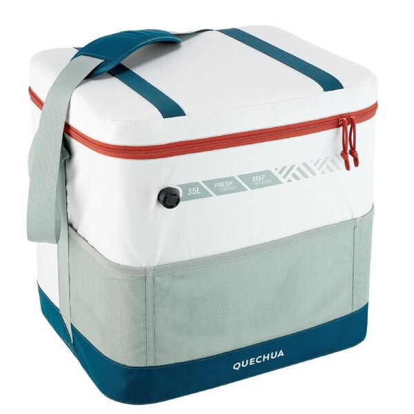 Quechua Inflatable Camping Or Hiking Cooler Compact Fresh 35 L