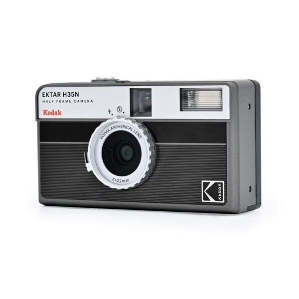 Kodak Ektar H35N Half Frame Film Camera Striped Black