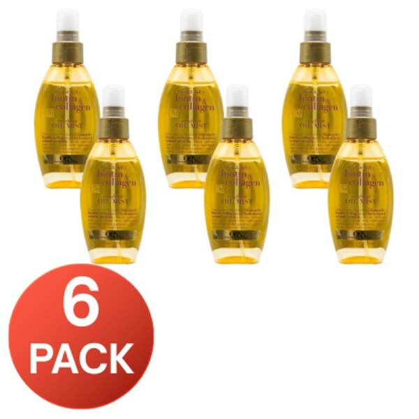 OGX Oil Mist Weightless 118mL - Thick & Full Biotin & Collagen (6 Pack)