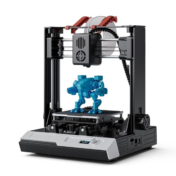 Advwin 3D Printer for Beginners, 120mm/s High Speed& Accuracy 3D Printers Machine with 100X100X100 mm Print Size, Heated Build Plate, Fan, LCD, Support 1.75mm PLA/TPU Filament, for Home/School/Office