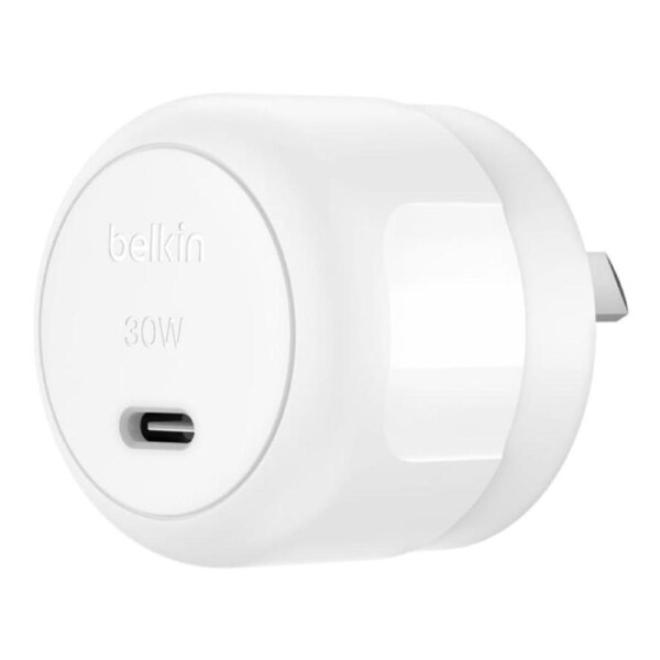 Belkin 30W Boostcharge for Wall Charger with USB-C Output - White