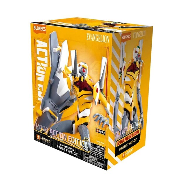 Blokees Evangelion DX Action Edition Proto Type 00' Model Kit