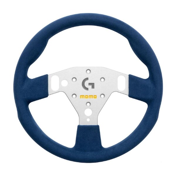 MOMO × Logitech G Sim GT 320 Steering Wheel Attachment for RS Wheel Hub (Blue)