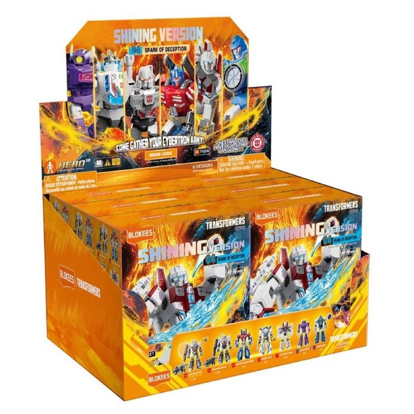 Blokees Transformers Shining Version 04 Spark of Deception Full Set of 6