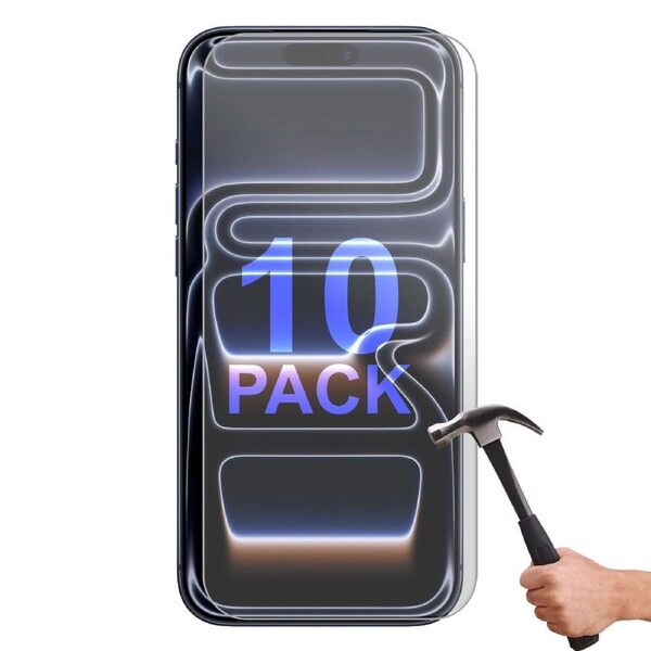 10 Pack Tempered Glass Screen Protector Guard for Apple iPhone 17 PRO MAX Bulk