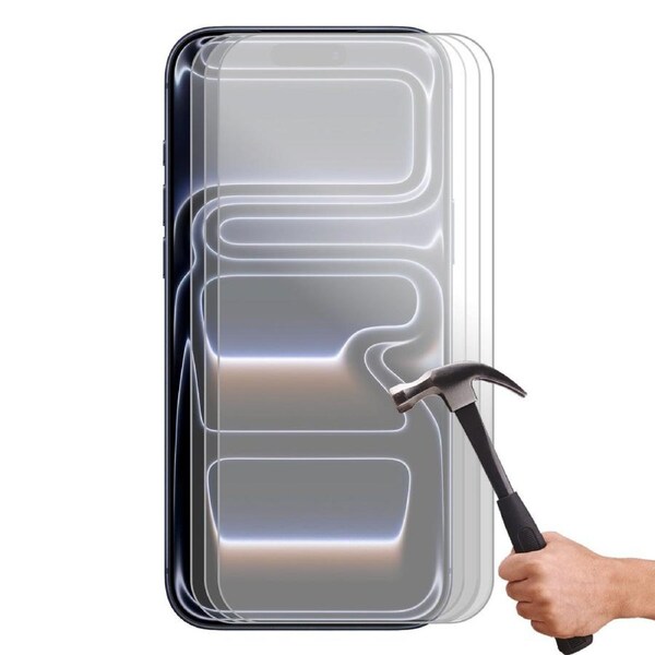 3pcs 9H Tempered Glass Screen Protector Guard for Apple iPhone 17 PRO MAX Bulk