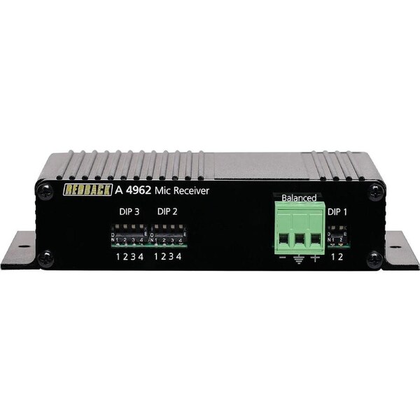 REDBACK A4962 Supermarket PTT Microphone Transceiver Black
