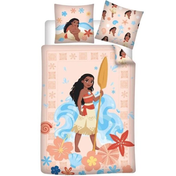 Disney Princess Moana Vaiana Warrior Quilt Cover Set - Single Bed Size