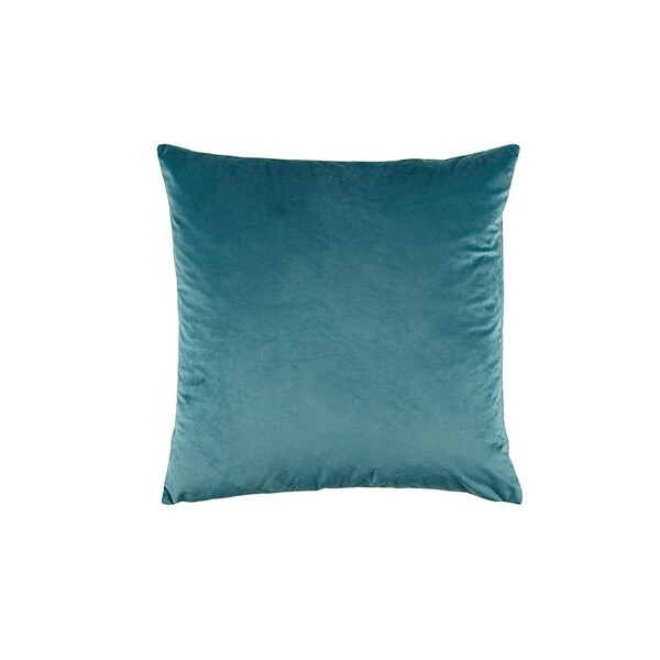 Bianca Vivid Coordinate Velvet Teal Square Cushion 43 x 43 cm