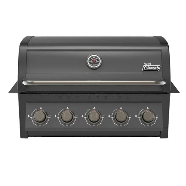 Coleman Pro Series 5-Burner Built-In BBQ Matte Black