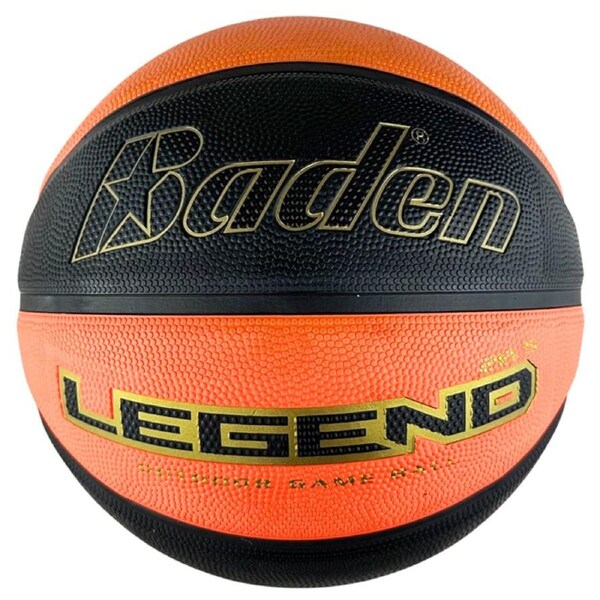 Baden Basketball Rubber Legend Size 6 - Black / Orange