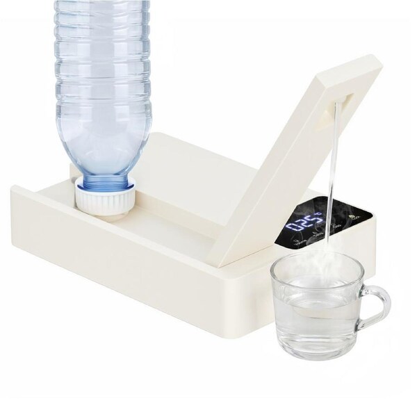 Advwin Portable Instant Hot Water Dispenser, 3S Rapid Heating Water Boiler with 5 Temperature Settings&3 Volume Modes, Compact Travel Electric Water Heater with Digital Display for Home Office Camping