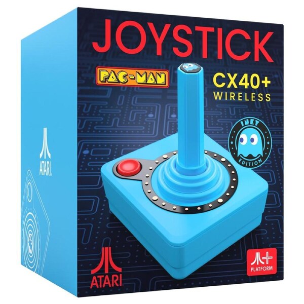 Atari Pac-Man CX-40+ Wireless Joystick (Blue)