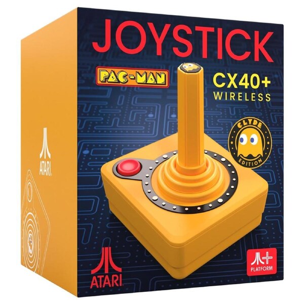 Atari Pac-Man CX-40+ Wireless Joystick (Orange)