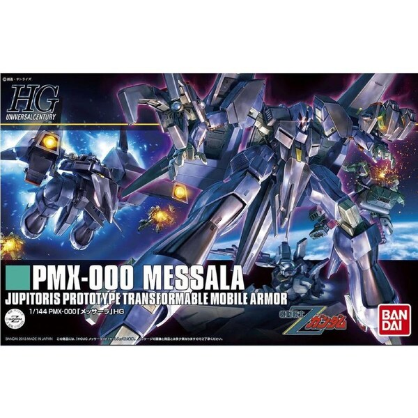 Bandai Gundam HGUC PMX-000 Messala 1/144 Scale Model Kit