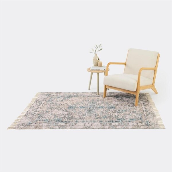 Openook Faded Green Vintage Inspired Rug 133 x 180cm