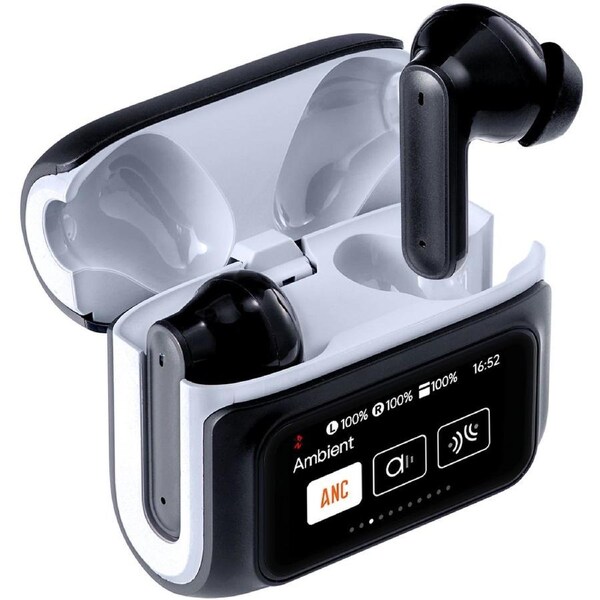 Laser TWS Earbuds with Touchscreen Display