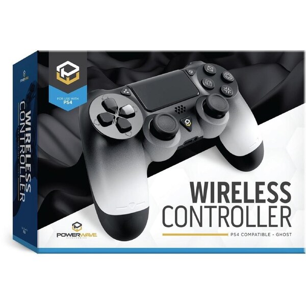 Powerwave Wireless Controller for PS4 - Ghost