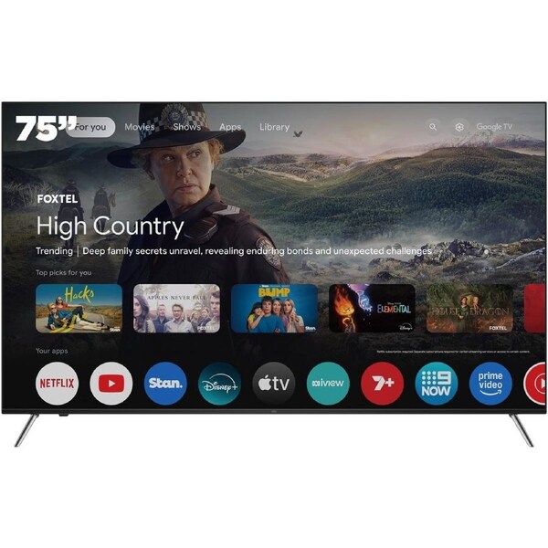 EKO 75'' 4K Ultra HD QLED Google TV with built-in Google Cast