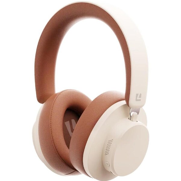 Liquid Ears ANC Wireless Headphones - Brown/Cream