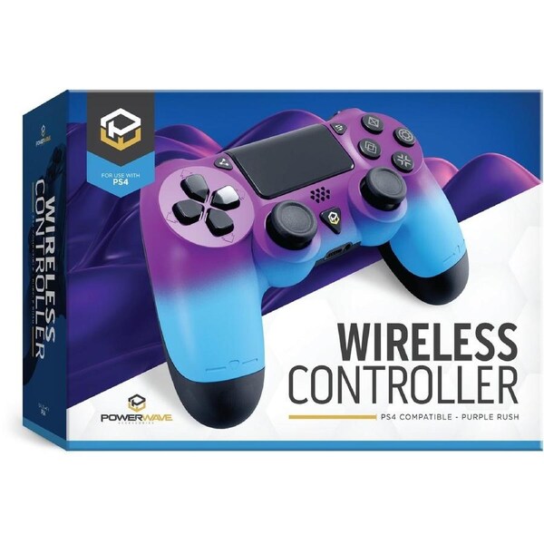 Powerwave Wireless Controller for PS4 - Purple Rush
