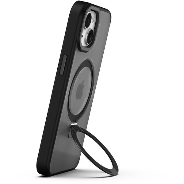 Gecko Magnetic Kickstand Case iPhone 15/16e/17e Black